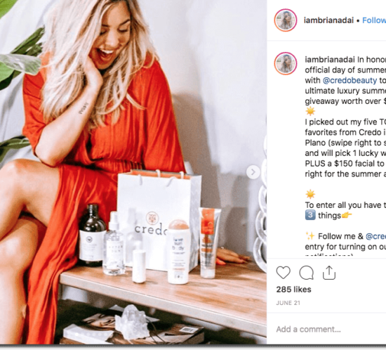 On Influencer Selling